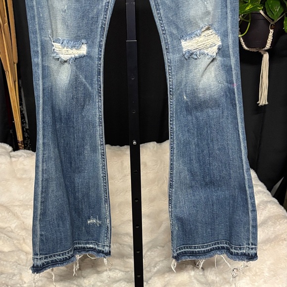 Citizens of Humanity Light Blue Distressed bootcut flare Jeans - Picture 5 of 9
